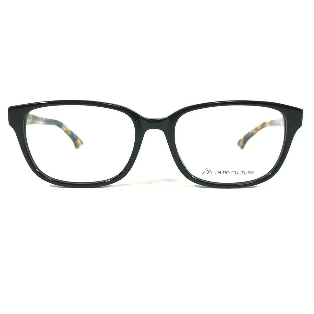 Third Culture Eyeglasses Frames LE 2008 1636 Black Tortoise Square 52-17-135